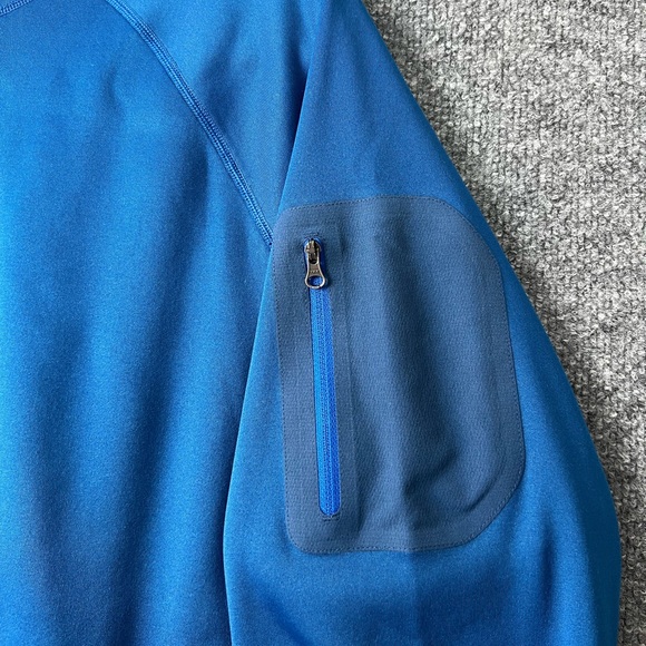 Marmot Jacket Mens XXL Blue Full Zip Fleece Long Sleeve Outdoor Workwear Hike‎ - Picture 5 of 10